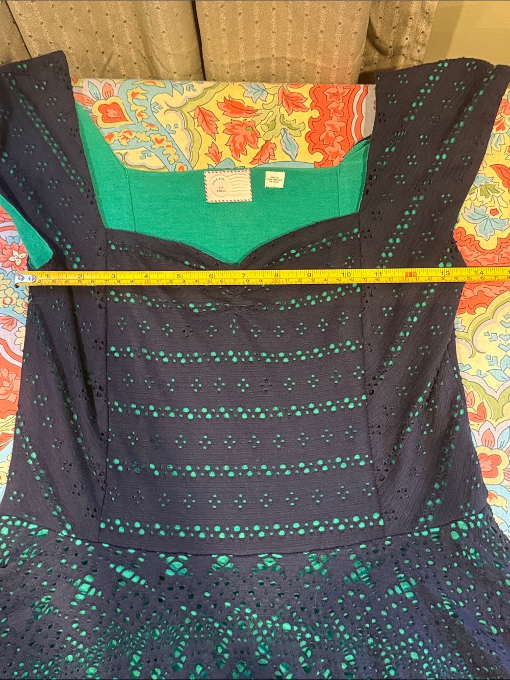 Anthropologie Postmark Sweetheart Peplum Blouse - Picture 7 of 9